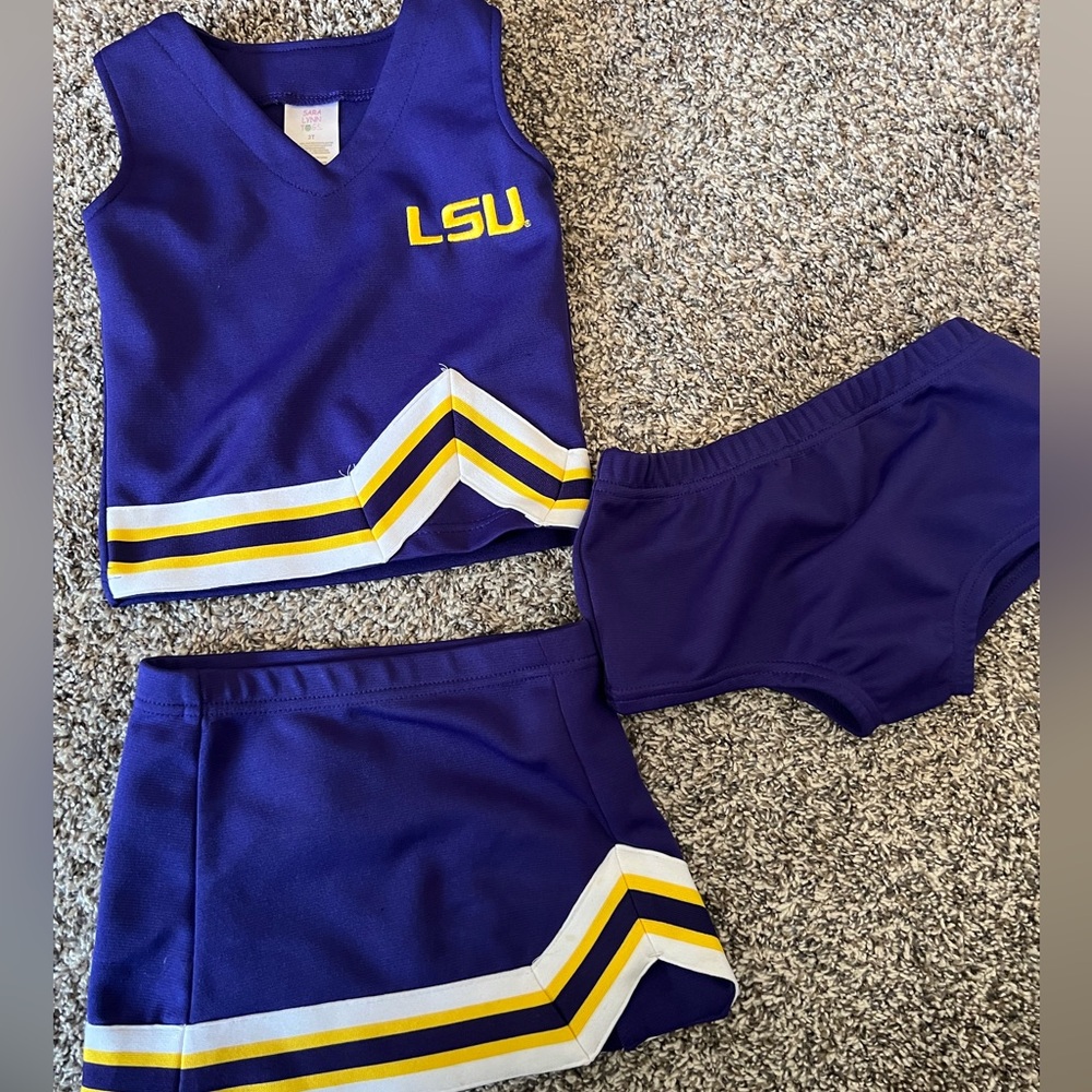 LSU 3T Cheerleader 3-Piece Set